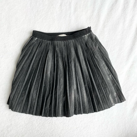 Zara Other - Zara Metallic Silver Pleated Skirt